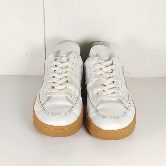 Veja Men\'s V-12 US 8 White Natural Leather Lace Up Low Top Sneakers Shoes main image 6